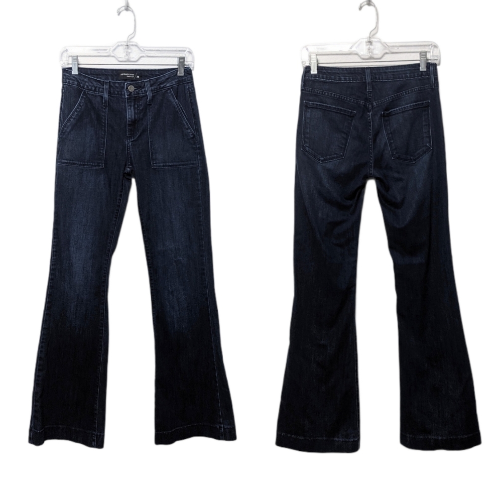 JUST BLACK DENIM Dark Wash Flare Leg Jeans 26
